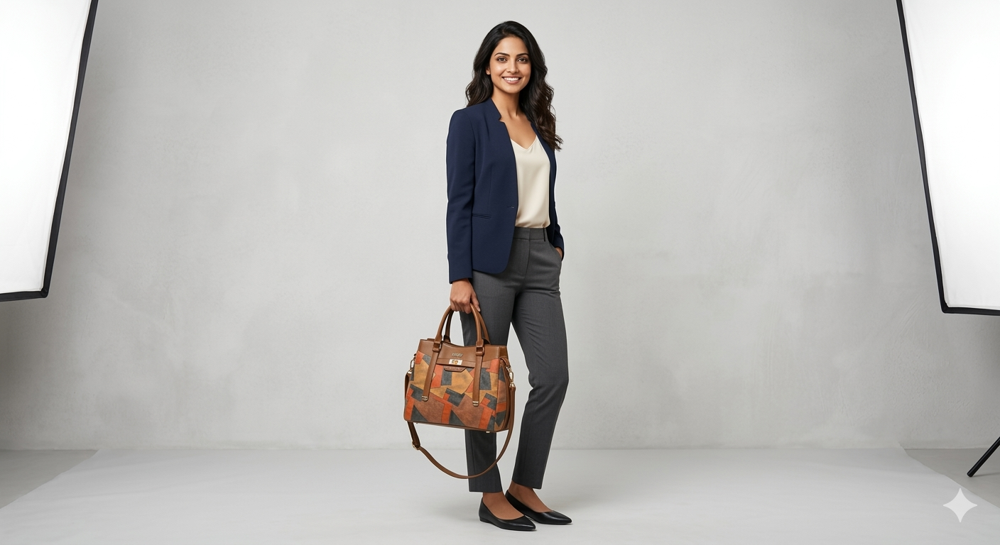 Women Multicolour Handbag - Extra Spacious