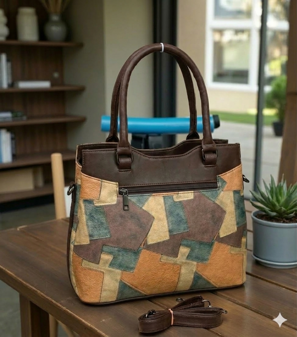 Women Multicolour Handbag - Extra Spacious